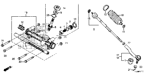 STEERING GEAR BOX@TIE ROD