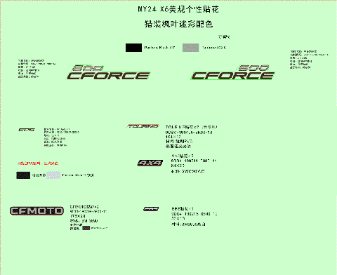 DECAL KITS(TRUE TIMBER CAMO)