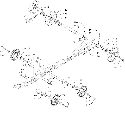 IDLER WHEEL ASSEMBLY [110675]
