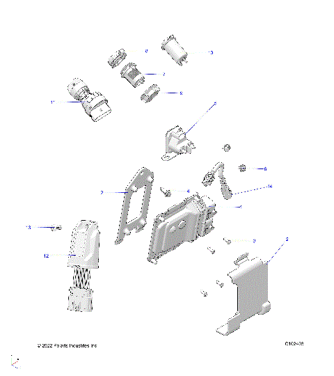 ELECTRICAL, SWITCHES, SENSORS and ECM - A25SJE57CP/EP (C102403)