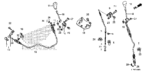SHIFT LEVER@SELECT LEVER