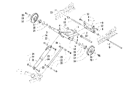 REAR SUSPENSION REAR ARM ASSEMBLY [88384]