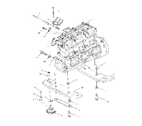 ENGINE MOUNTING - W014699D (4964816481A014)