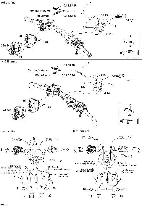 10- Steering Wiring Harness X, BLIZZARD