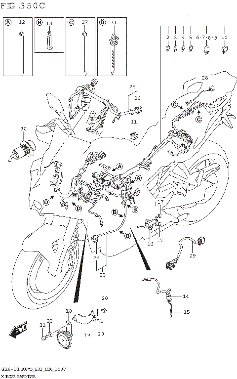 WIRING HARNESS (E03,E28)