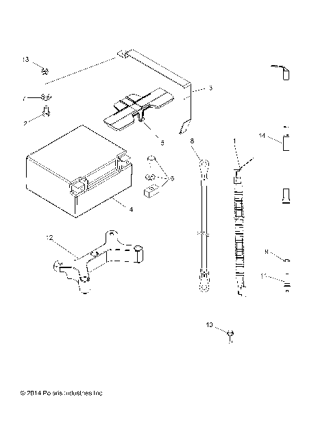 ELECTRICAL, BATTERY - A19SYS95CH (49ATVBATTERY15TR1000)