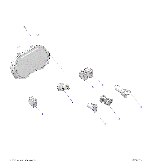 ELECTRICAL, DASH INSTRUMENTS - R25RSF99AY/AL (C730907)