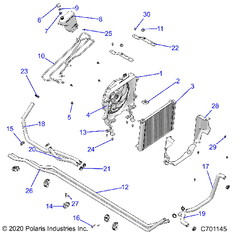 ENGINE, COOLING SYSTEM - R21TAE99FA/SFA/SCA/EA (C701145)