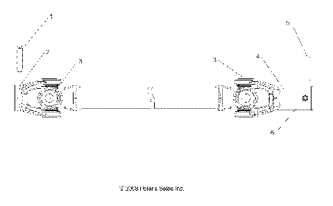 DRIVE TRAIN, FRONT PROP SHAFT - R09HH68/HY68 ALL OPTIONS (49RGRSHAFTPROP097004X4)