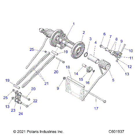 SUSPENSION, TORQUE ARM, REAR - S24TKL8RS (C601937)