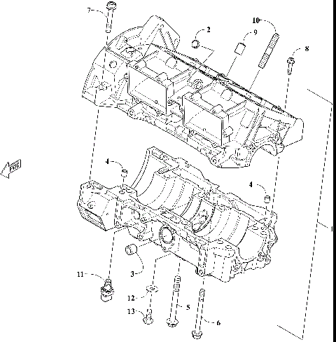 CRANKCASE ASSEMBLY [107495]