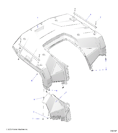 BODY, REAR CAB - A24SEE57A1/A3/A6/A9/B1/B3/B6/B9 (C102547)