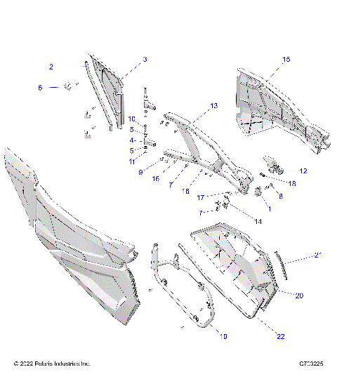 BODY, DOORS - Z23NAE99PR (C703225)