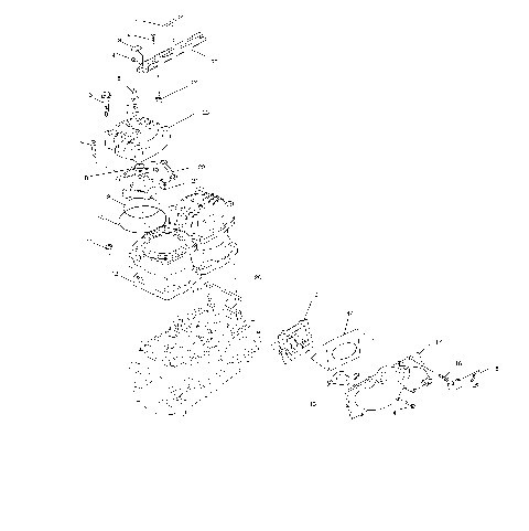 CYLINDER and MANIFOLD - W025297D/W025297I (4975477547C02)