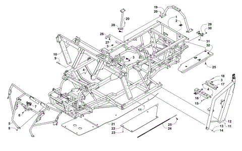 FRAME AND RELATED PARTS