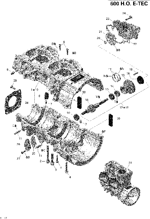 01- Crankcase And Water Pump