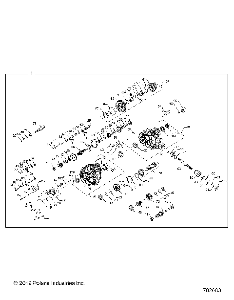 DRIVE TRAIN, MAIN GEARCASE INTERNALS - R21T6A99A1/B1 (702683)