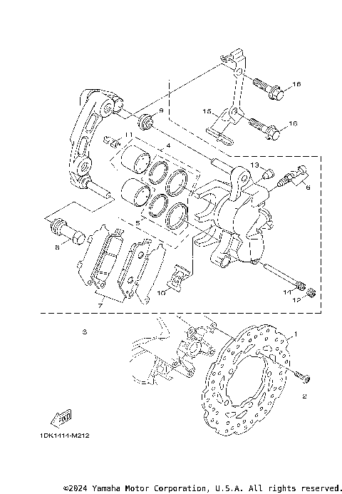 FRONT BRAKE CALIPER
