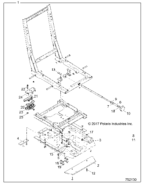 BODY, SEAT BASE ADJUSTER - Z18VDS92C2/CU (702130)