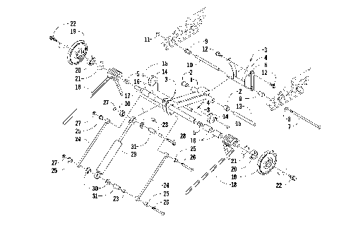 REAR SUSPENSION REAR ARM ASSEMBLY [89926]