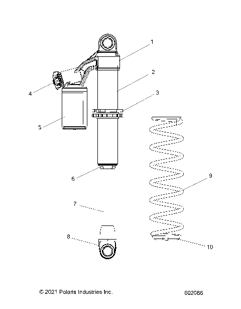 SUSPENSION, SHOCK, IFS - S24TKP9FS (602086)