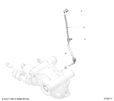 DRIVE TRAIN, GEARCASE, FRONT, VENTING - Z25RPP2KAE/BE (C750112)