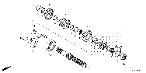 TRANSMISSION (MAINSHAFT)