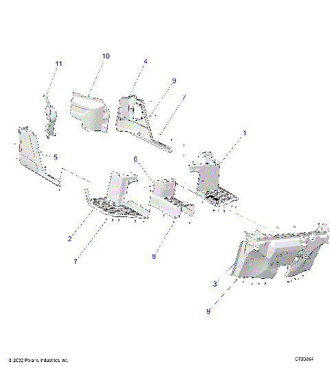 BODY, FLOOR AND ROCKER - R23E3SC3BD (C730364)