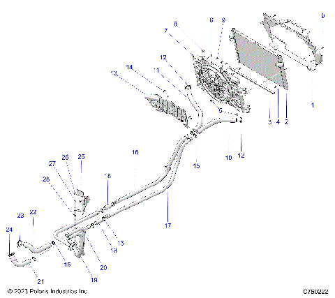 ENGINE, COOLING - Z25RPP2KAE/BE (C750222)
