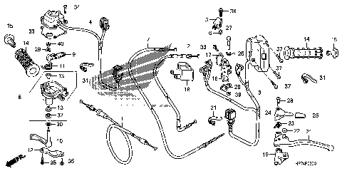 HANDLE LEVER@SWITCH@CABLE
