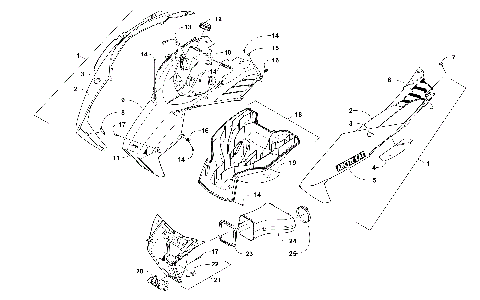 HOOD AND AIR INTAKE ASSEMBLY [104517]