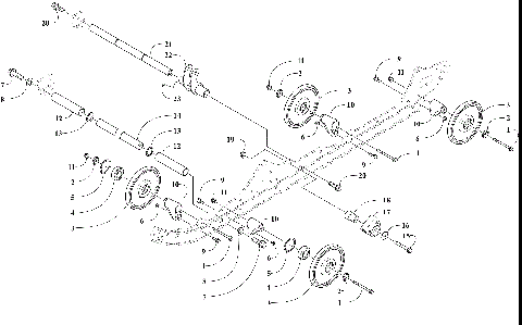 IDLER WHEEL ASSEMBLY [108257]