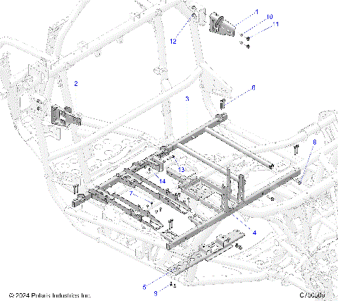 CHASSIS, MOUNTING AND BRACKETS - Z26SPE92A4/B4/A6/B6 (C750505)