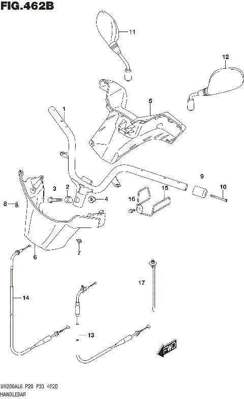 HANDLEBAR (UH200AL6 P33)
