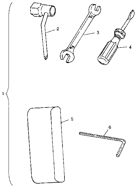 TOOL KIT SLT 700 B964166 and  Intl. SLT 700 I964166 (4933923392B012)