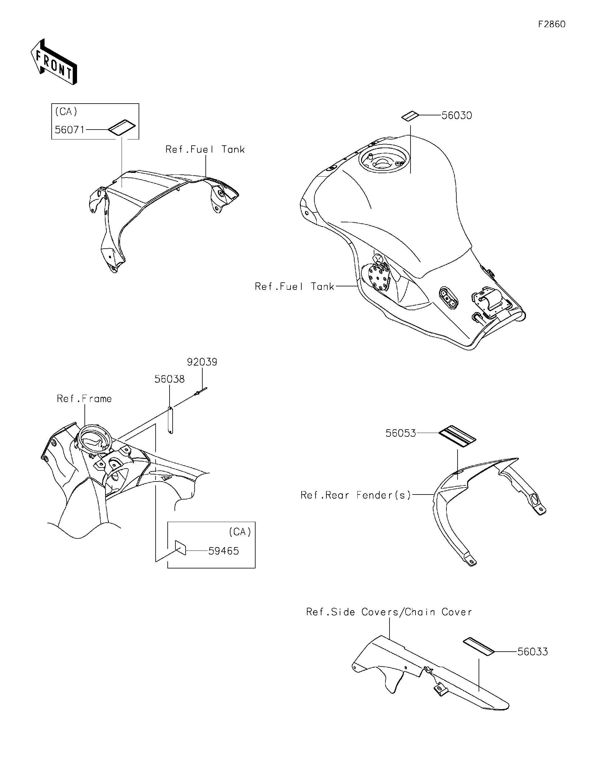 2019 Kawasaki Motorcycles Parts-Finder Diagrams in Palmer MA