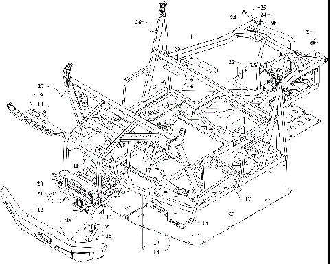 FRAME AND RELATED PARTS [302882]