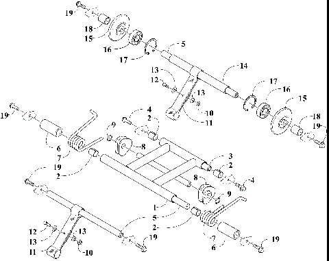 REAR SUSPENSION ARM ASSEMBLY [107427]