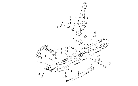 SKI AND SPINDLE ASSEMBLY [95285]