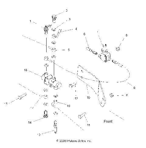 BRAKE, VALVE SYSTEM - A07TH50EA (49ATVBRAKEVALVEX2QUAD)
