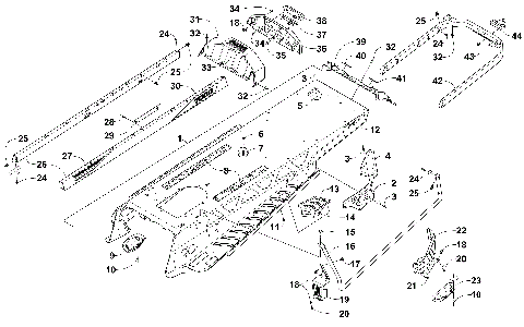 TUNNEL AND REAR RACK ASSEMBLY [103284]