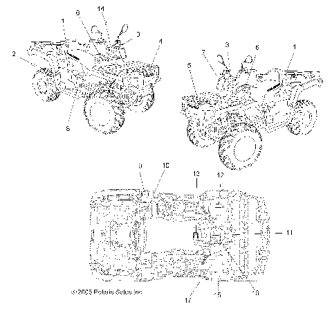 BODY, DECALS - A08TN50EA (49ATVDECAL08X2500QUAD)