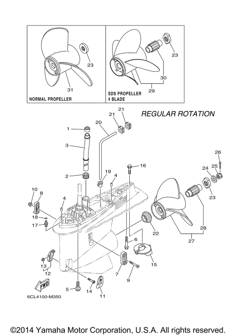 LOWER CASING DRIVE 2