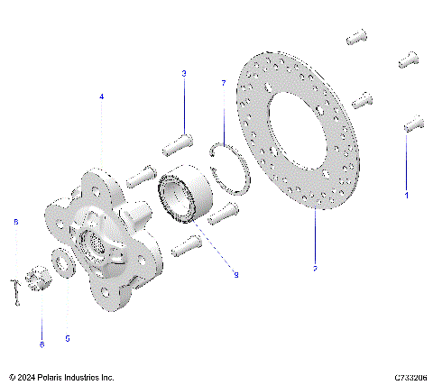 SUSPENSION, FRONT HUB - R21TAA99A1/A7/B1/B7 (C733206)