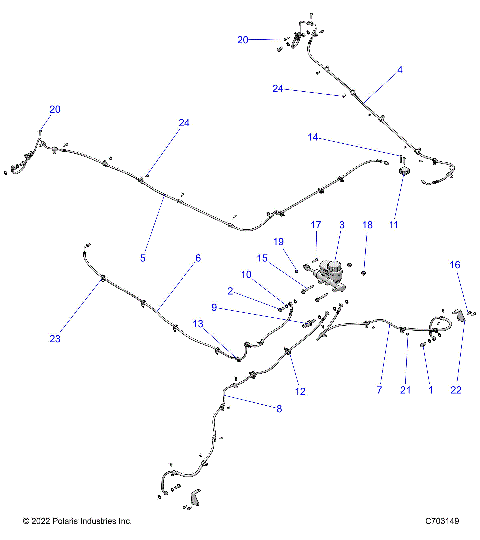 BRAKES, BRAKE LINES - Z23RGK2KAJ/BJ (C703149)