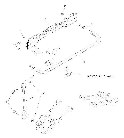 SUSPENSION, STABILIZER BAR, REAR - R09VH76FX (49RGRSTABILIZERRR09RZRS)