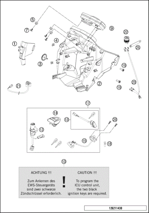 INSTRUMENTS, LOCK SYSTEM