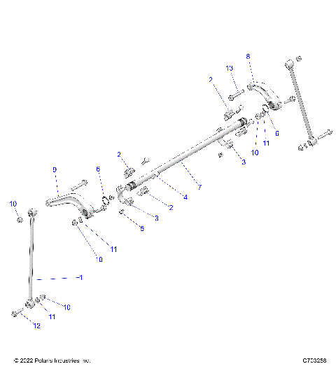 SUSPENSION, REAR STABILIZER BAR - Z23RGD2KAJ/AK/BJ/BK (C703258)