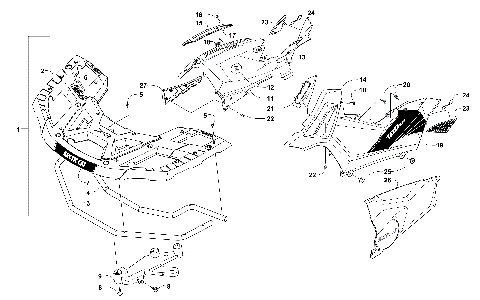 FRONT RACK AND SIDE PANEL ASSEMBLIES [301179]
