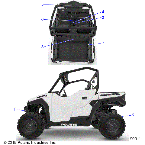 BODY, DECALS, WARNING - G21GXD99AJ/AZ/BJ/BZ (900111)